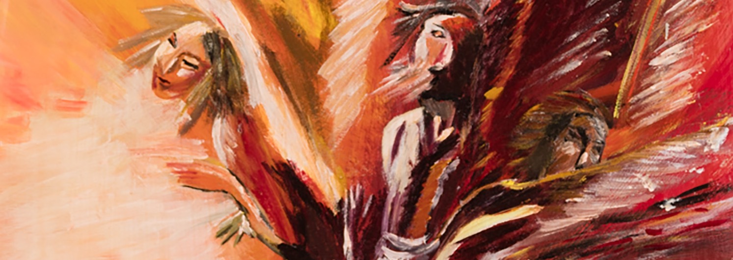 Schilderij van de hand van Wim Stevens aka Jedy
